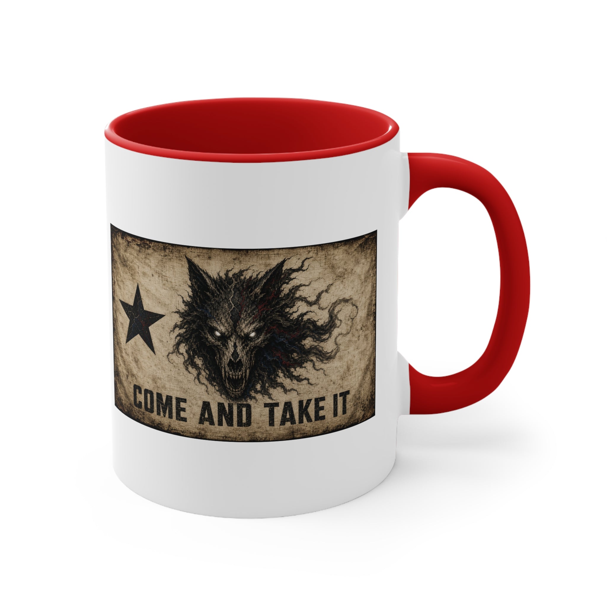 Texas Skull Coffee Mug — Rustic Lone Star Accent Cup