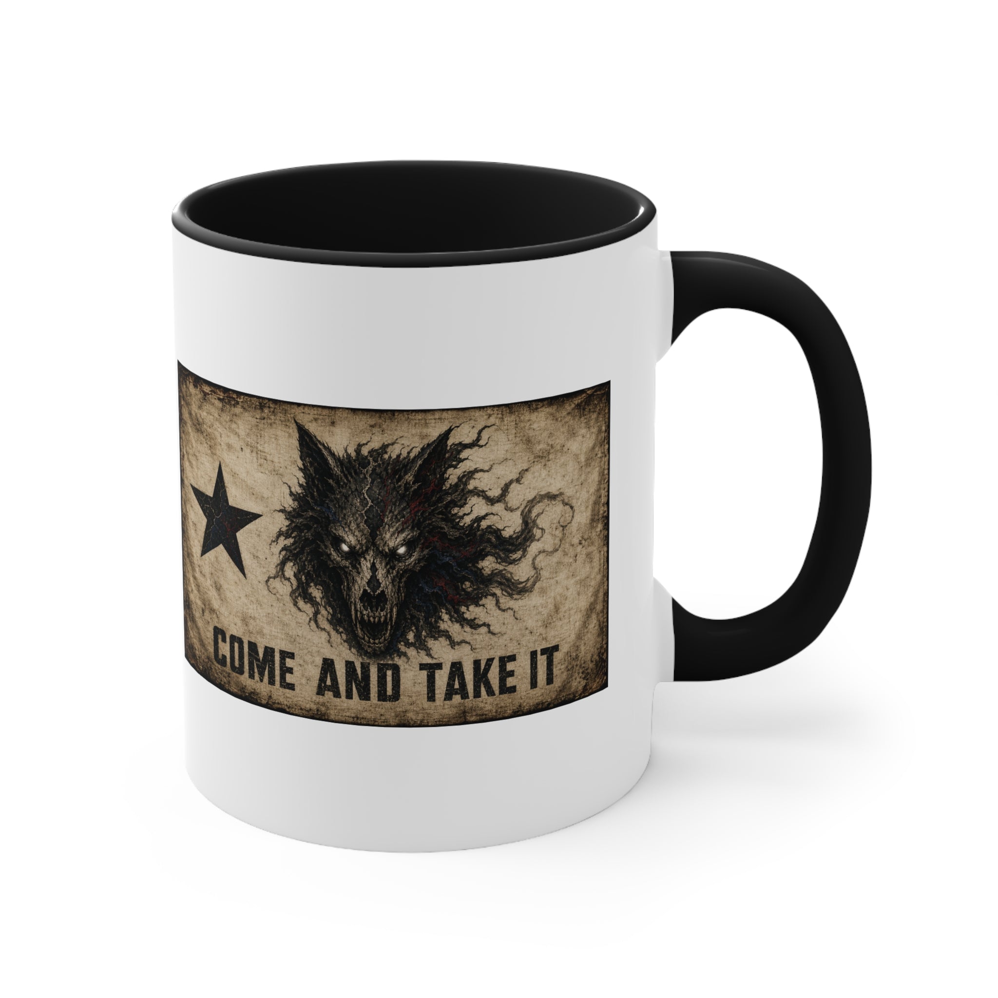 Texas Skull Coffee Mug — Rustic Lone Star Accent Cup