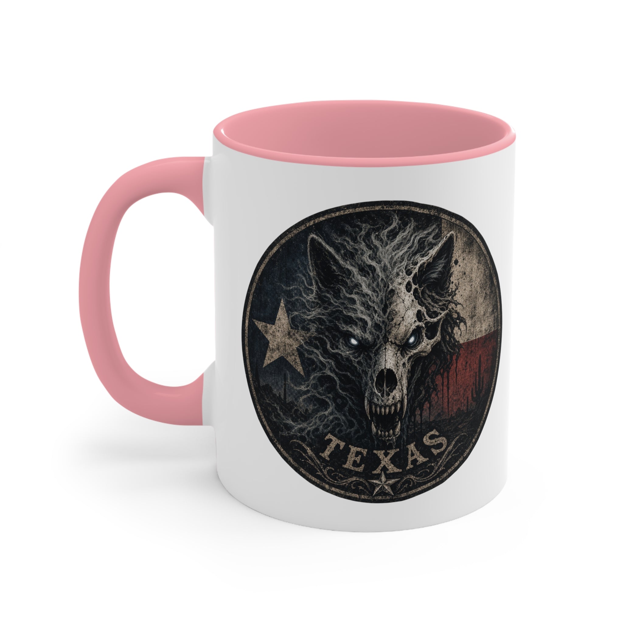 Texas Skull Coffee Mug — Rustic Lone Star Accent Cup