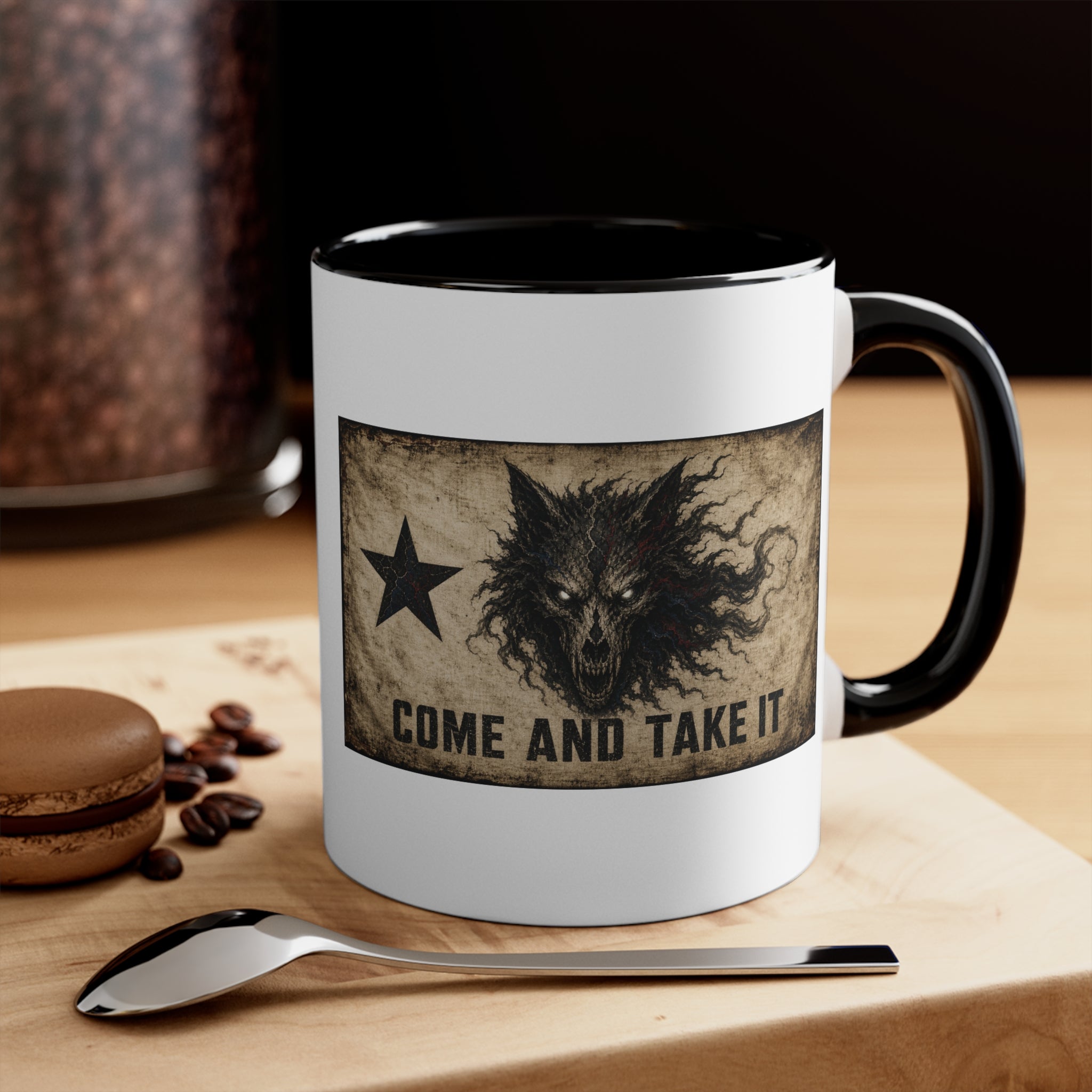 Texas Skull Coffee Mug — Rustic Lone Star Accent Cup