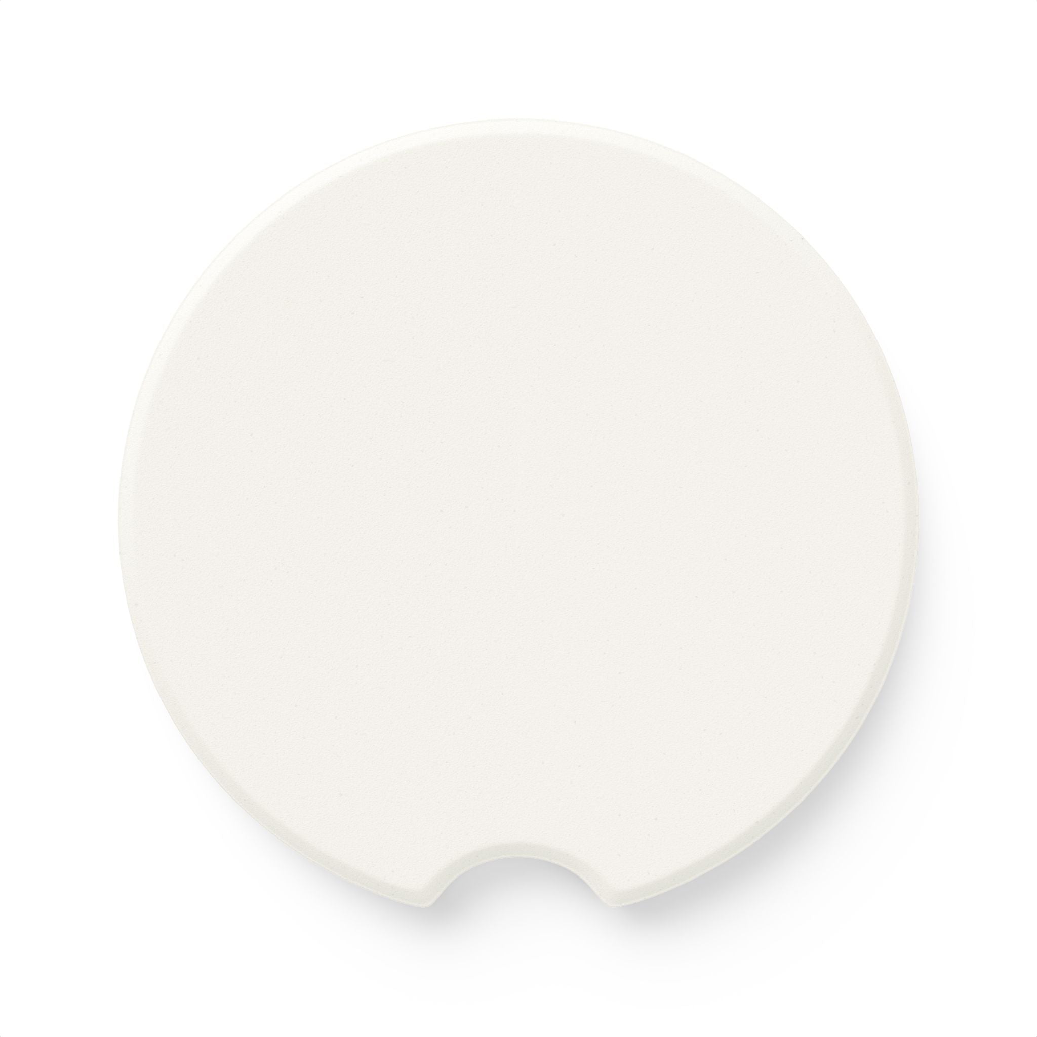 Soapstone Car Coaster — Vintage Skull & Flag Design