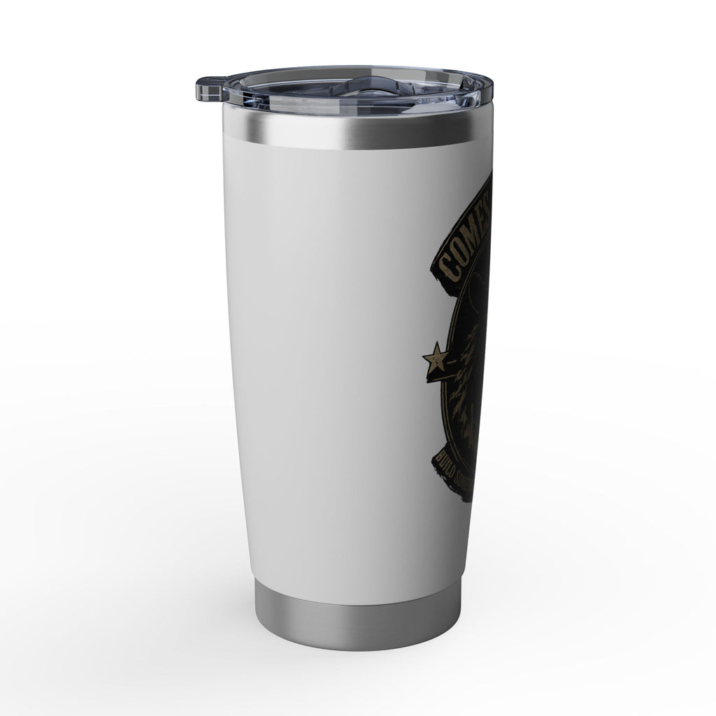 Vagabond 20oz Tumbler — 'Comes For Us All' Skull Rodeo Travel Mug