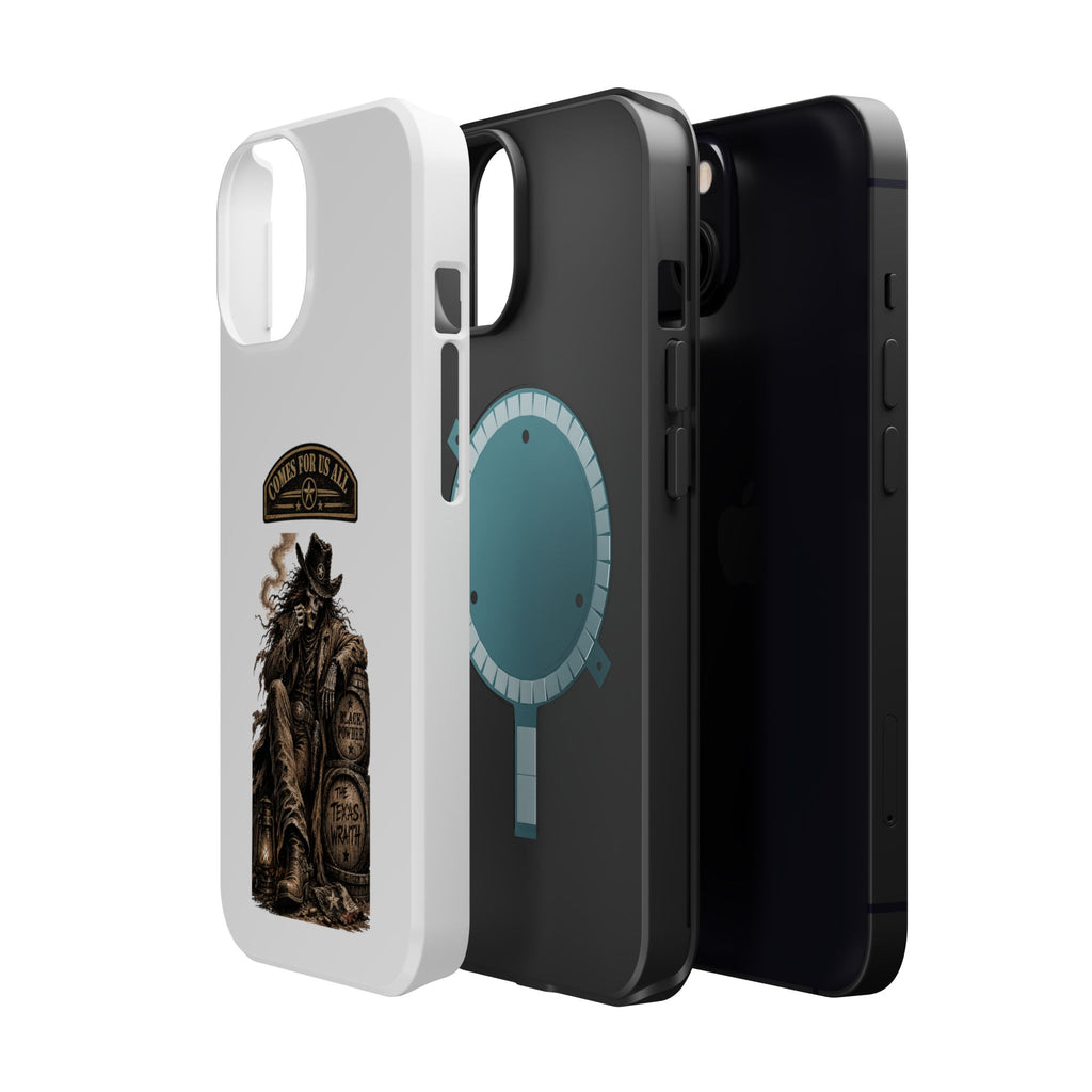 Cowboy Reaper Phone Case — 'Comes For Us All' Magnetic Impact-Resistant Design