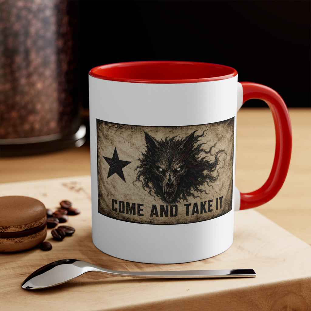 Texas Skull Coffee Mug — Rustic Lone Star Accent Cup