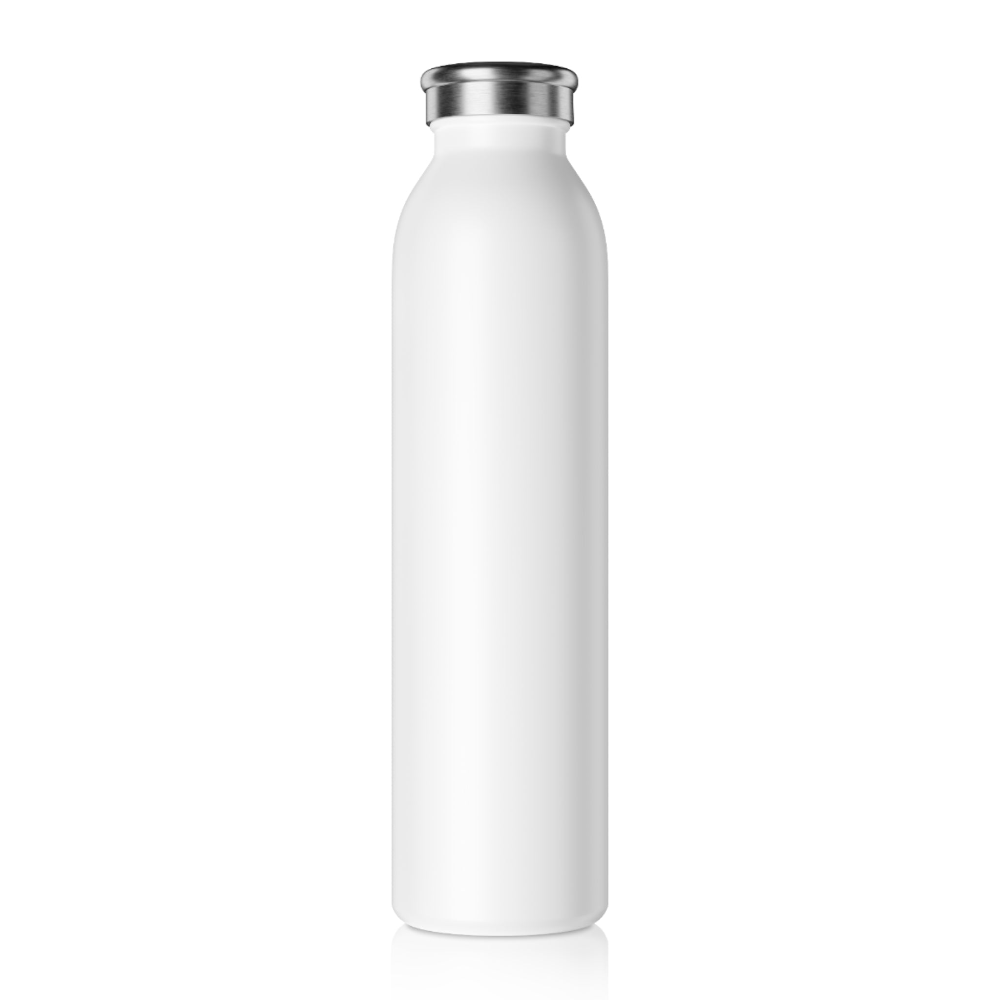 Slim Water Bottle — 'Comes For Us All' Skull Crest Stainless Steel Insulated Bottle