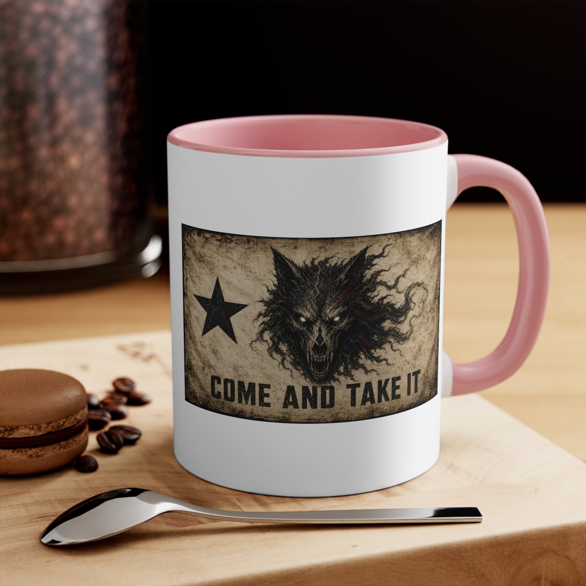 Texas Skull Coffee Mug — Rustic Lone Star Accent Cup