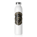 Slim Water Bottle — 'Comes For Us All' Skull Crest Stainless Steel Insulated Bottle