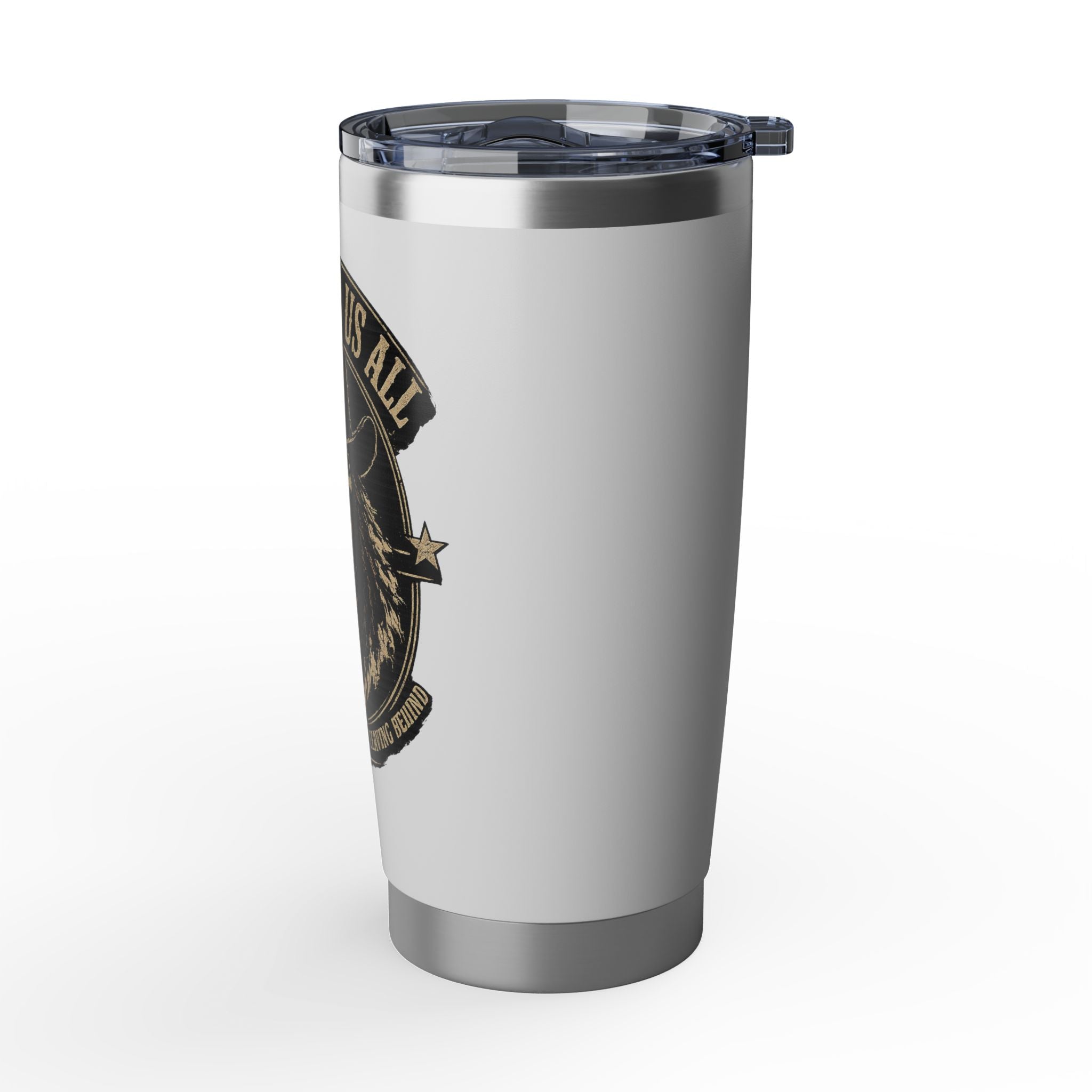 Vagabond 20oz Tumbler — 'Comes For Us All' Skull Rodeo Travel Mug