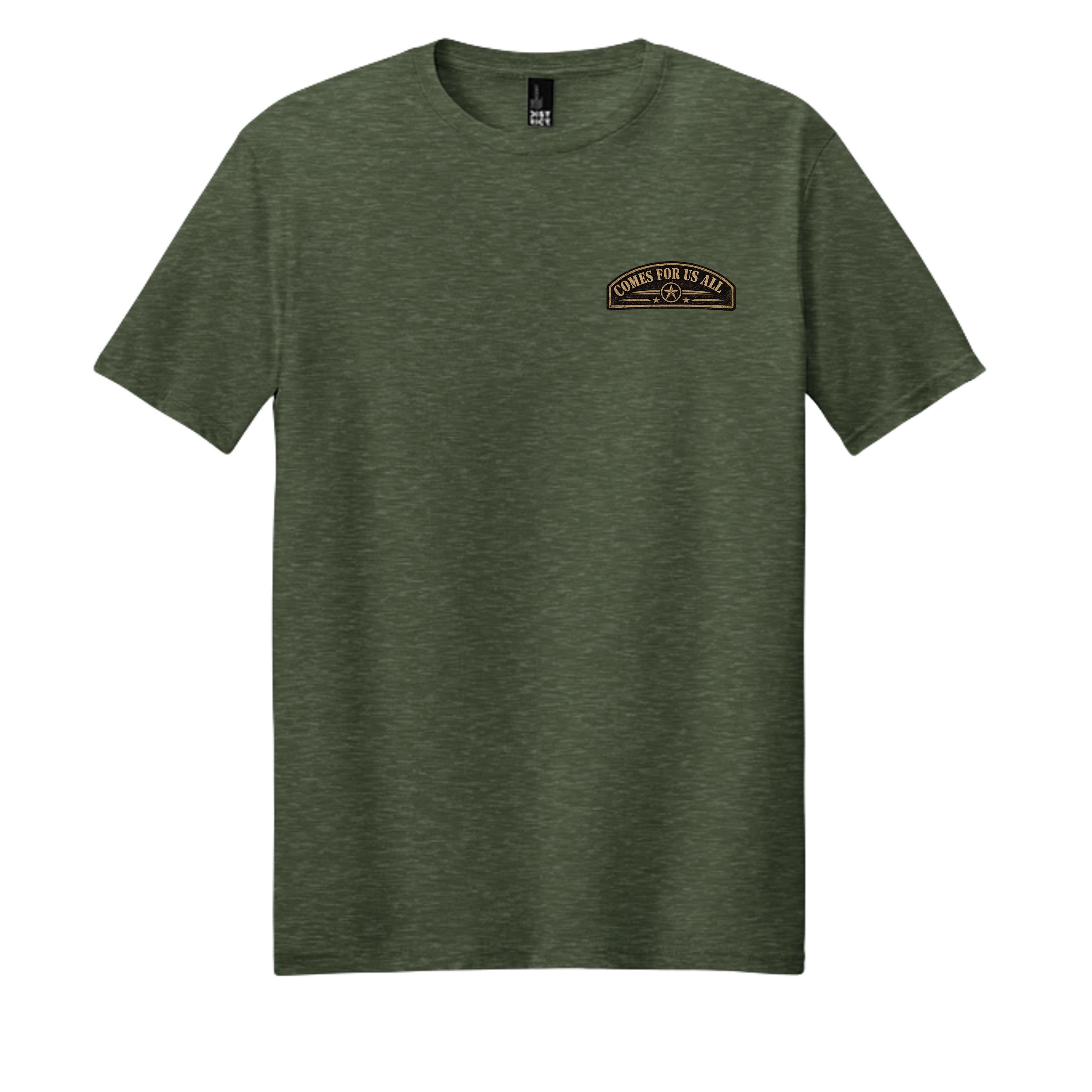 Heathered Forest Green - DM108 - FRONT