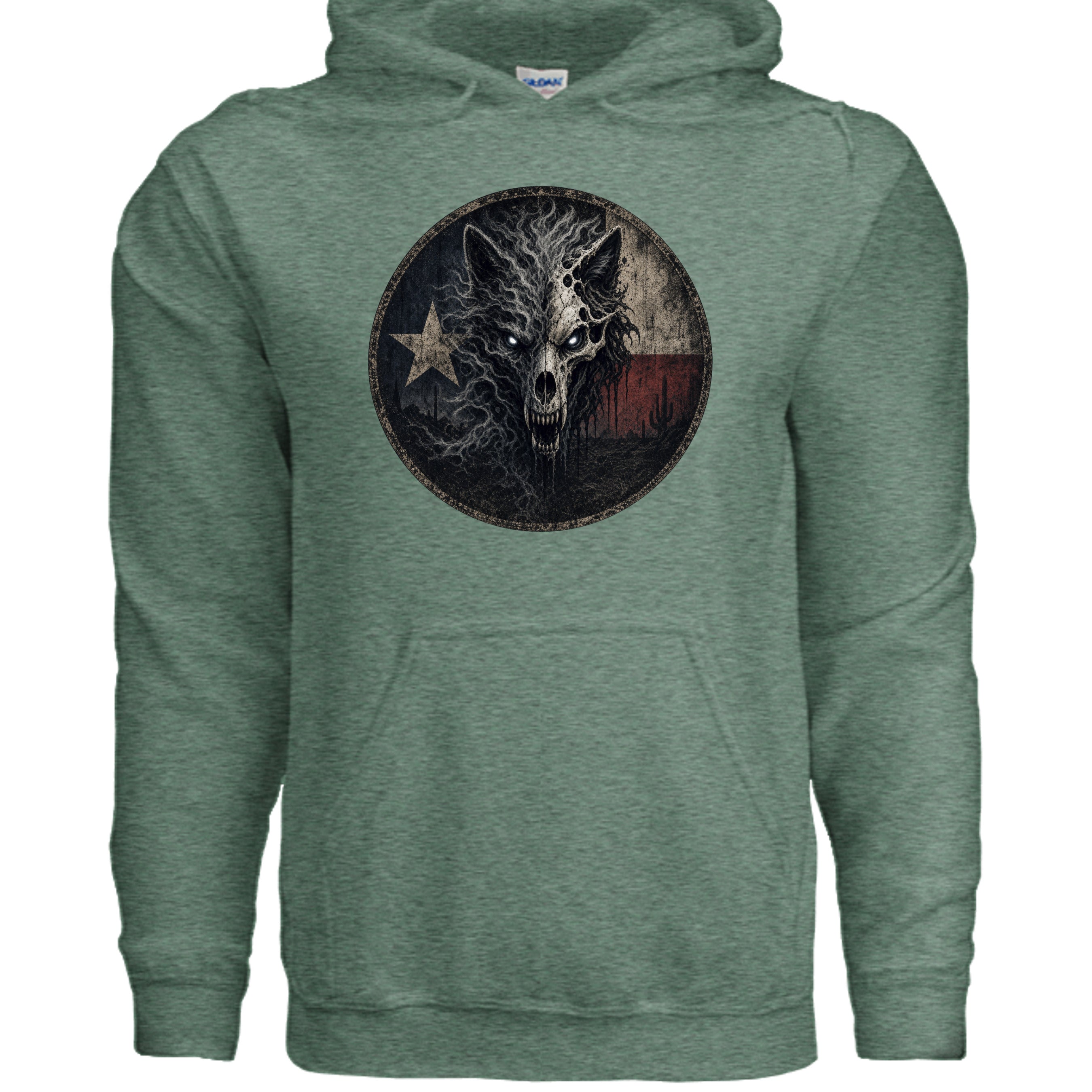 Heather Sport Dark Green - G185 - FRONT
