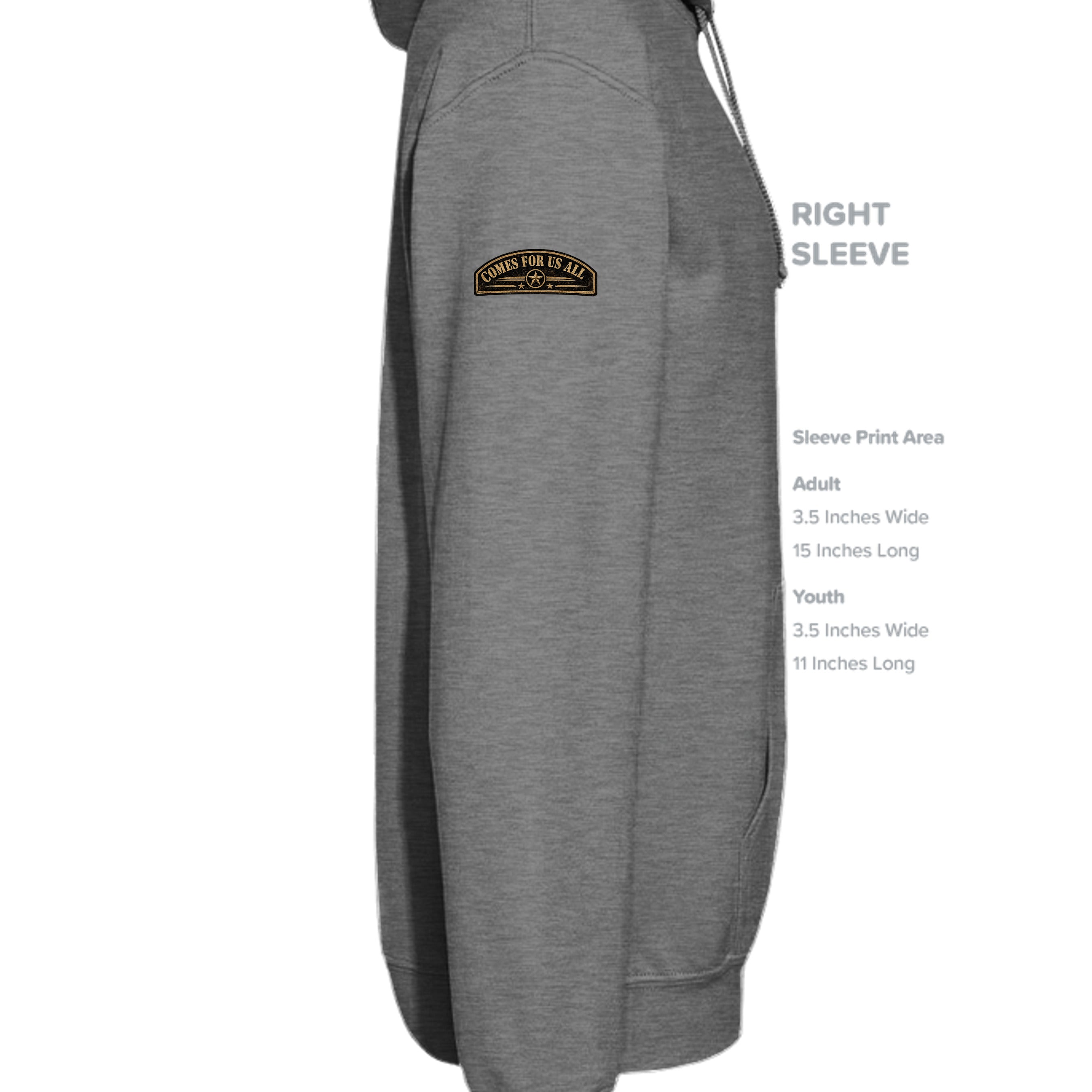 GRAPHITE HEATHER - G185 - SLEEVE_RIGHT