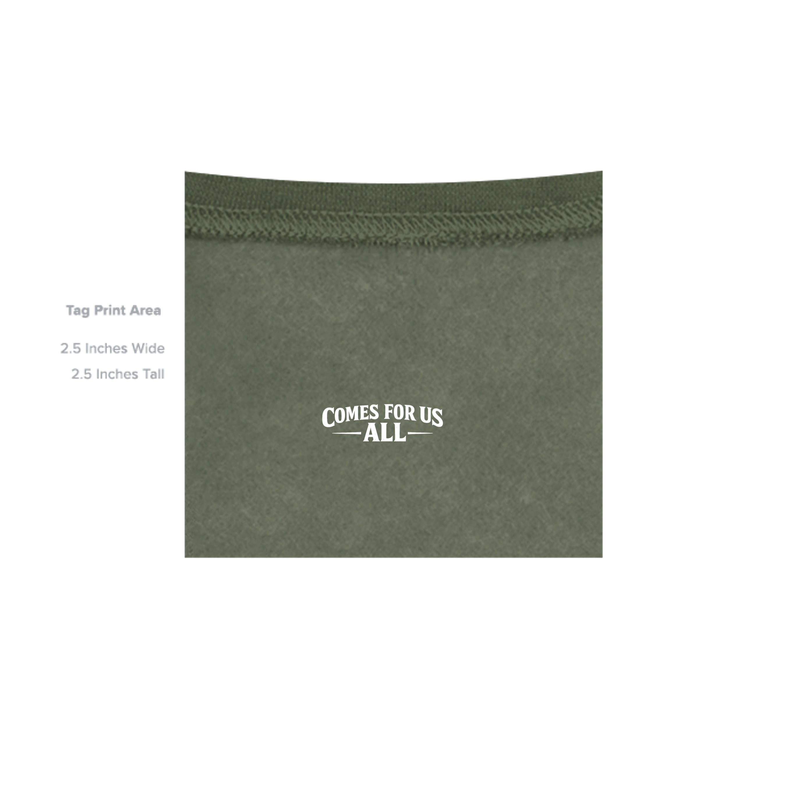 MILITARY GREEN - G185 - INSIDE_TAG_LINE