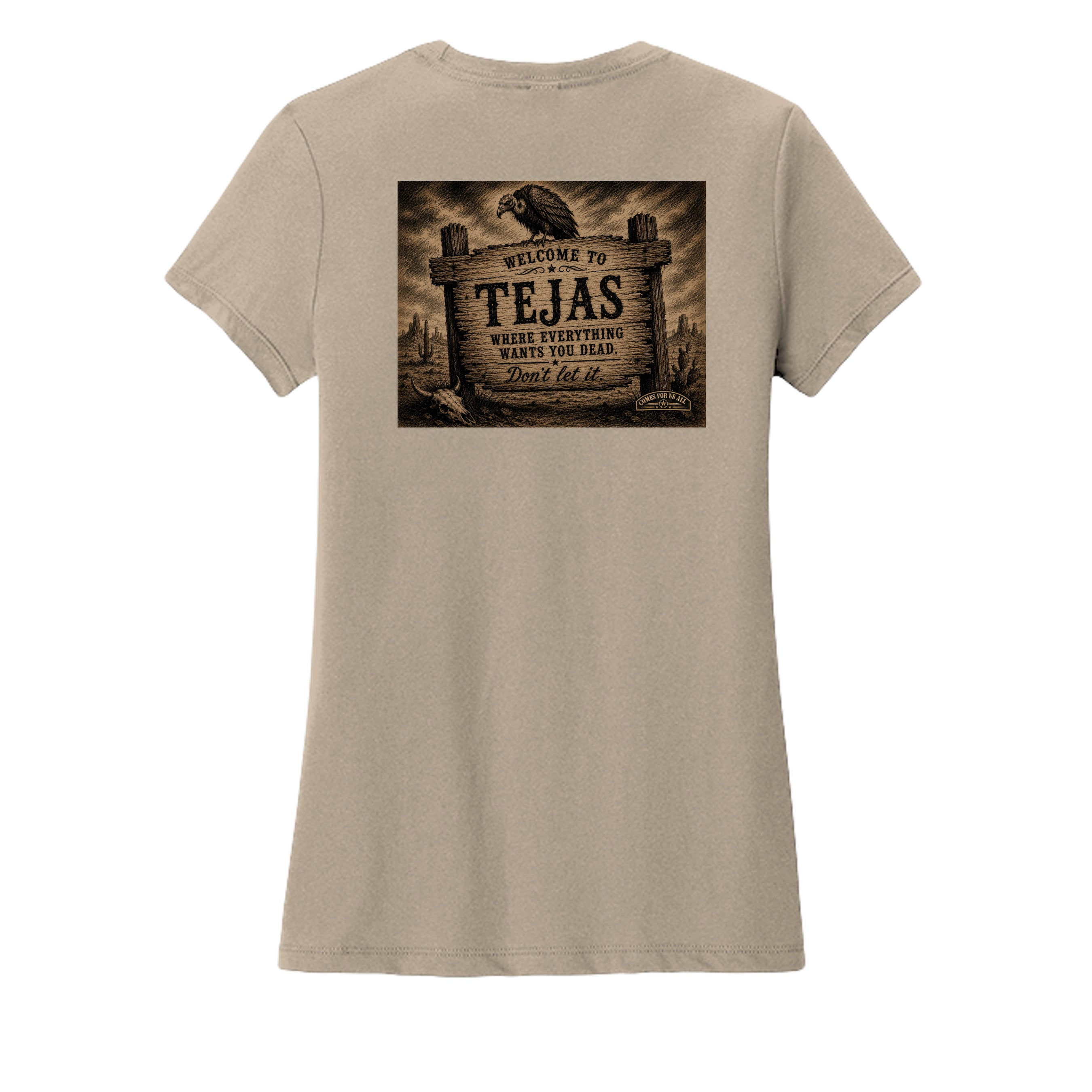 Desert Tan Heather - DM130L - BACK