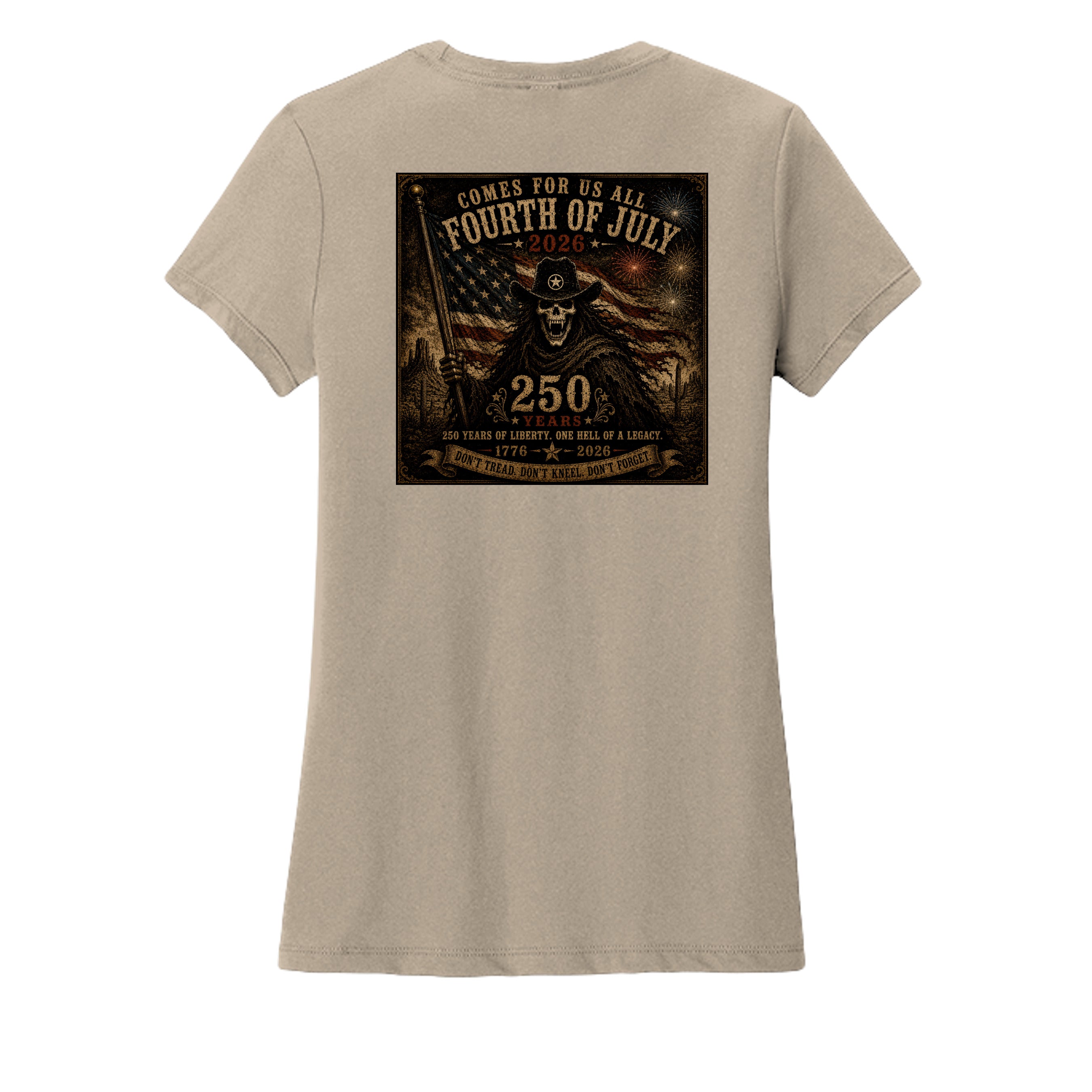 Desert Tan Heather - DM130L - BACK