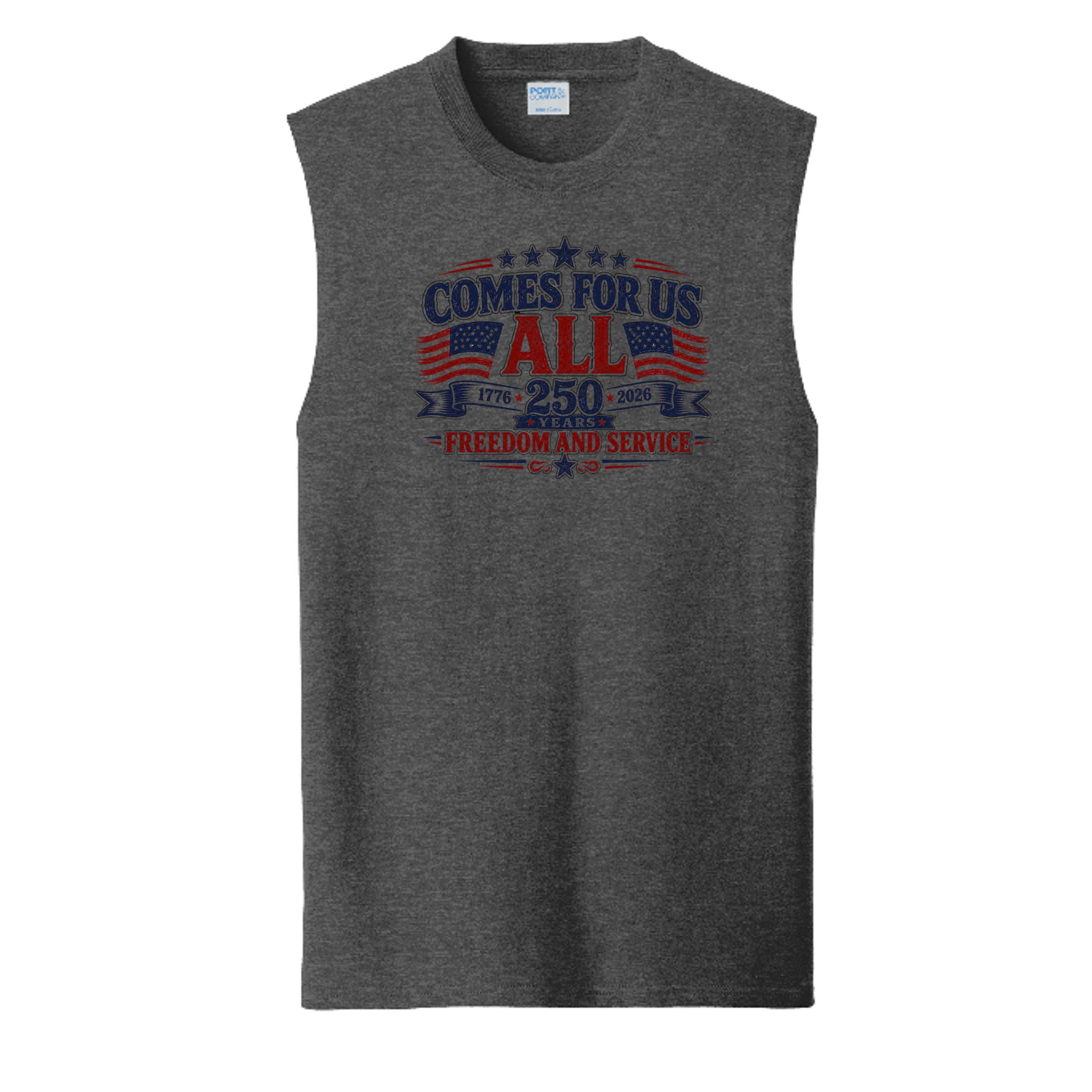Dark Heather Grey - PC54SL - FRONT