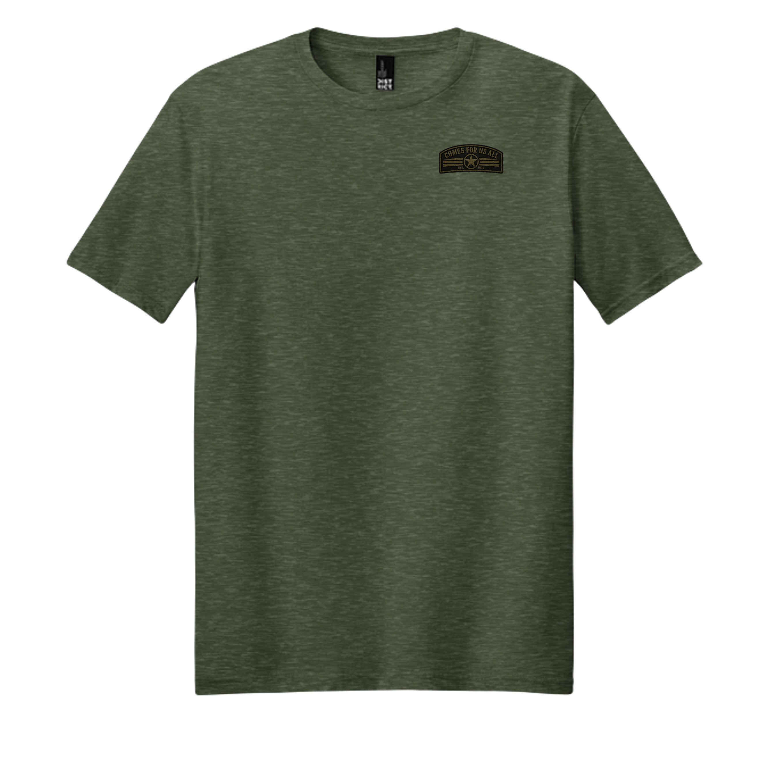 Heathered Forest Green - DM108 - FRONT