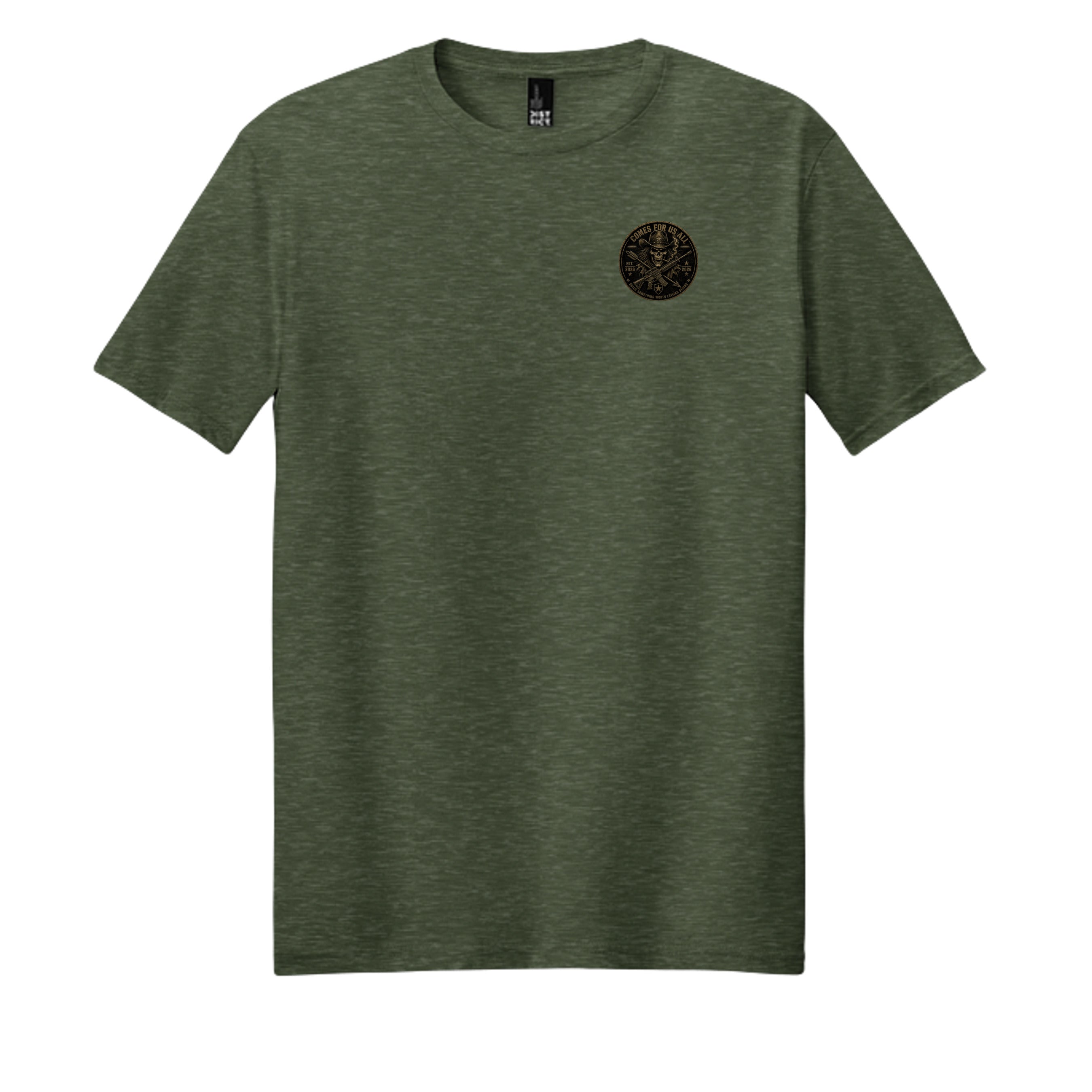 Heathered Forest Green - DM108 - FRONT