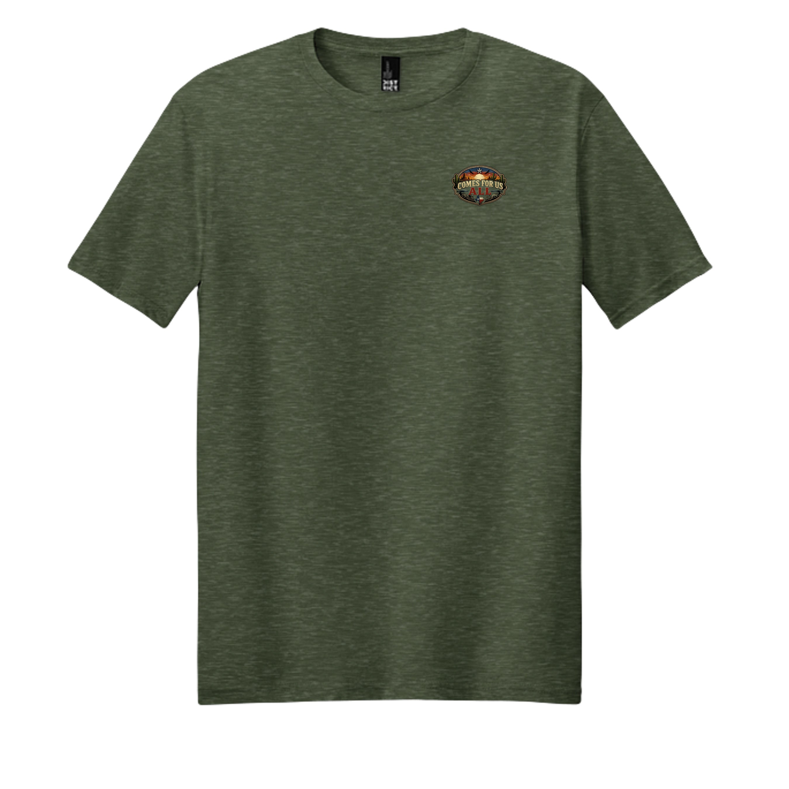 Heathered Forest Green - DM108 - FRONT